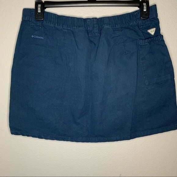 Columbia PFG omni shade navy blue cargo athletic skirt women’s size large - Picture 4 of 7